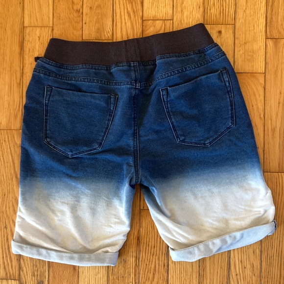 ❤️‍🔥5/20$ 5$💜IMPERIAL STAR💫Girls Blue/White Ombré Stretchy Walking Shorts - Picture 2 of 4